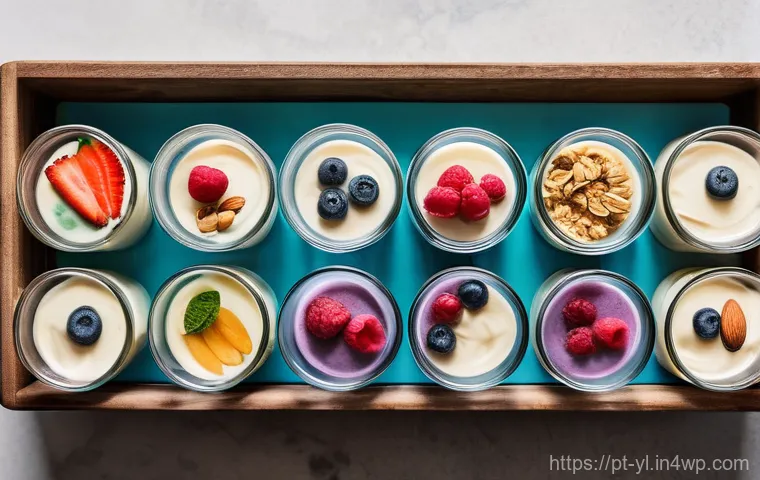 차가운 건강 디저트 만드는 법 - **Prompt 2: The Art of Healthy Dessert Preparation in a Modern Kitchen**
    "A candid shot of a per...
